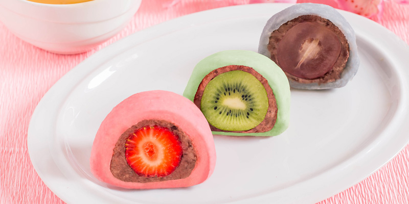 Mochi Daifuku Buah Segar: Variasi Rasa Matcha Dan Cokelat
