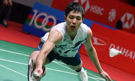 Chou Tien-chen Menang Rubber Game Atas Kodai Naraoka