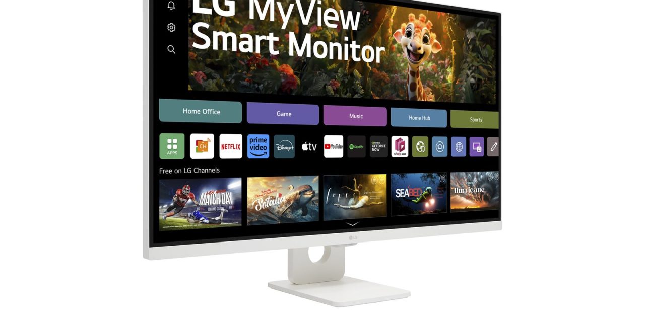 LG MyView Smart Monitor 32 Inci 4K Hadirkan Sistem webOS