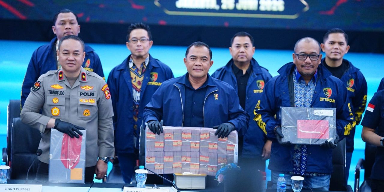 Bareskrim Polri Sita Aset Rp50 Miliar Lintas Negara
